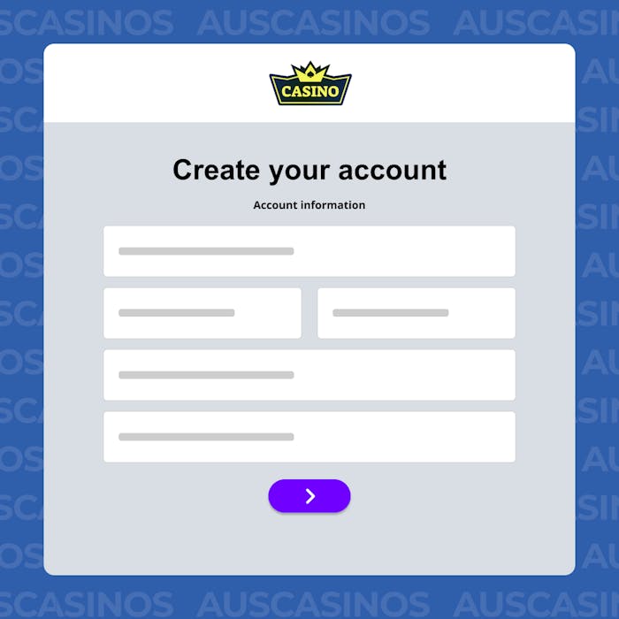 Sign up at a casino