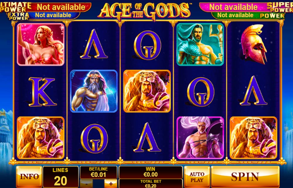 Age of the Gods: Paylines, Symbols, RTP & Free Play logo