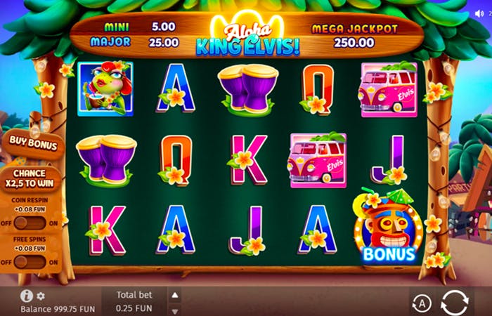 aloha king elvis slot