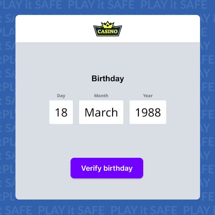 Verify and log in