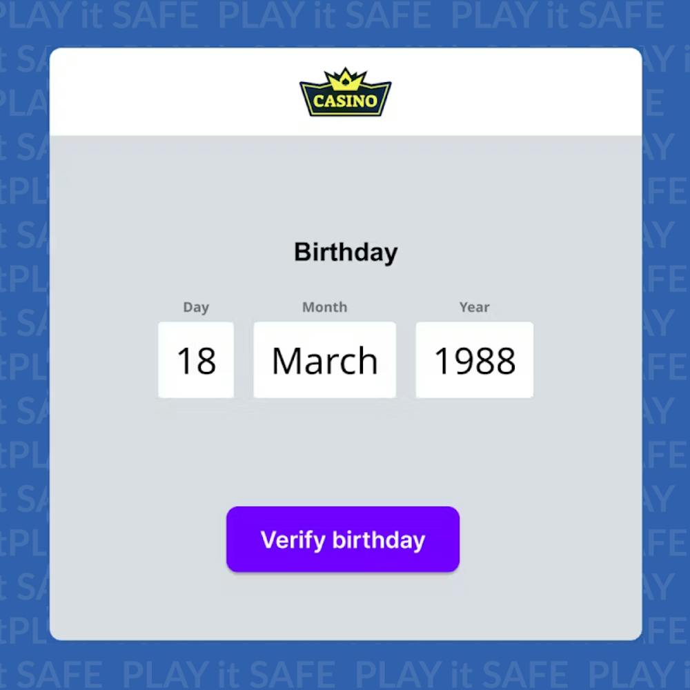 Verify and log in