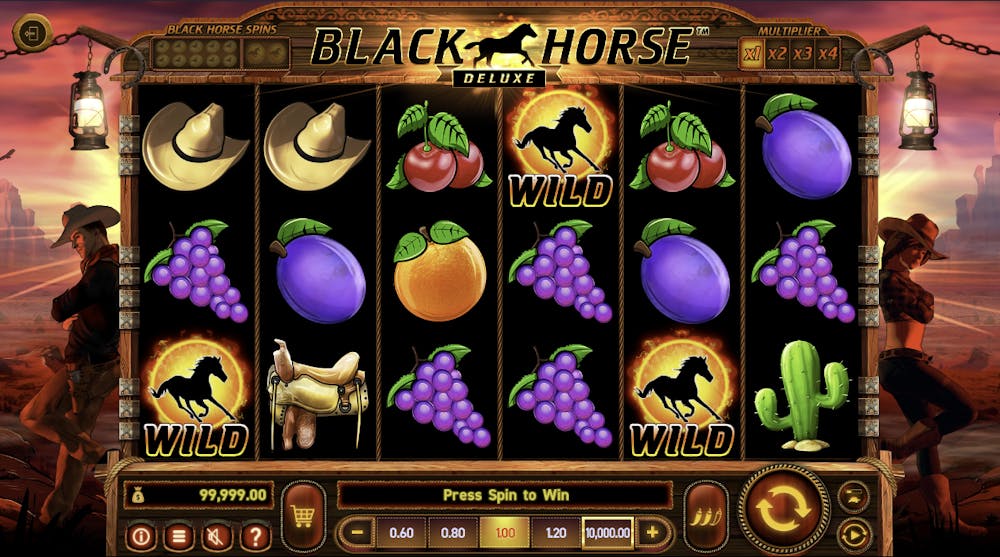 black horse deluxe slot