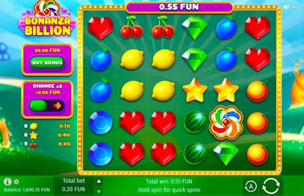Bonanza Billion Slot: Paylines, Symbols, RTP & Free Play logo