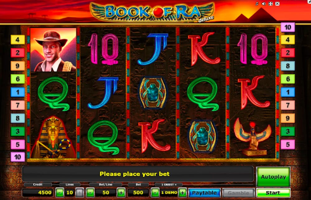 Book of Ra Deluxe Slot: Paylines, Symbols, RTP & Free Play logo