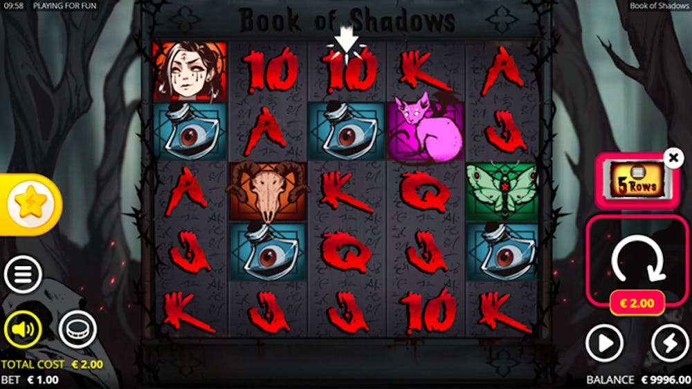 book of shadows respin features