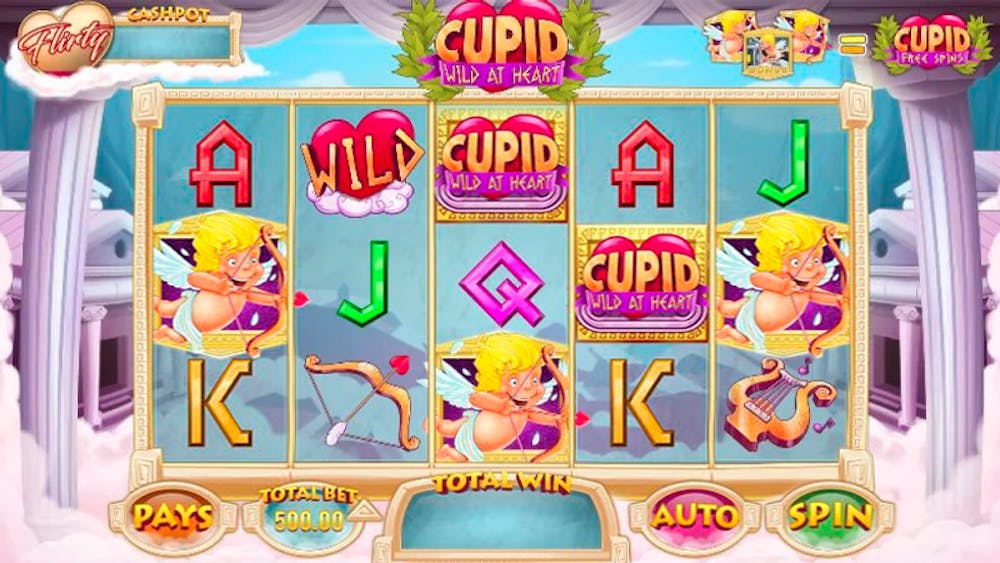 Cupid Wild at Heart Slot: RTP, Paylines, Features & Free Play logo