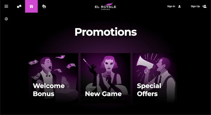 el royale casino sign up bonus