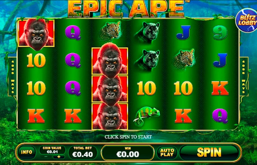 Epic Ape Slot: Paylines, Symbols, RTP & Free Play logo