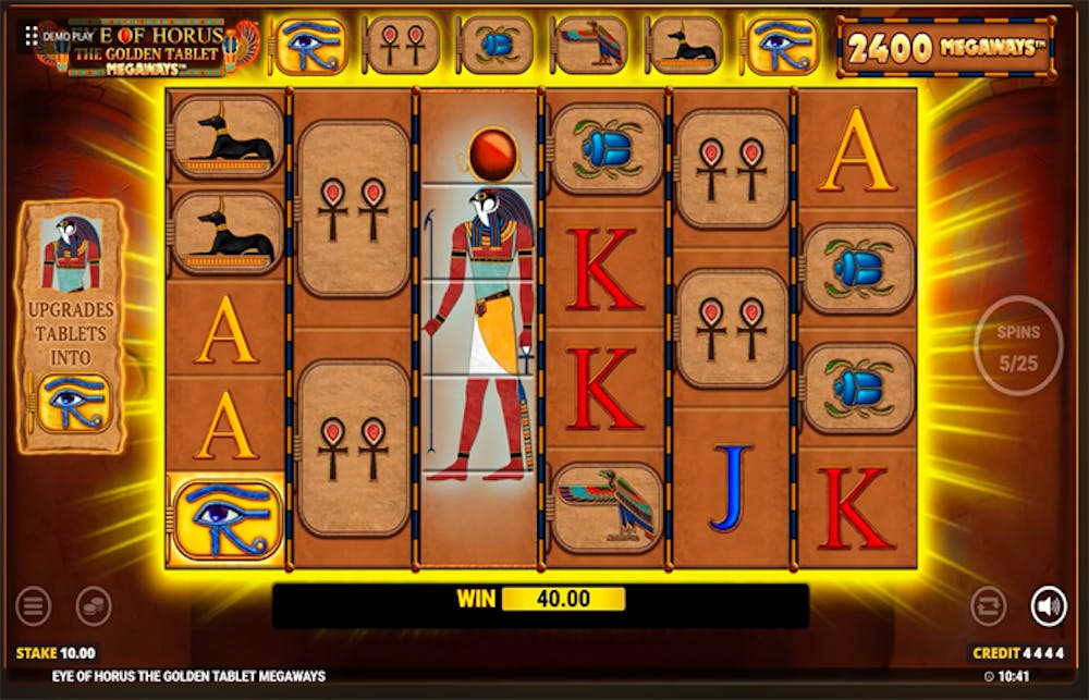 Eye of Horus Slot – RTP, Paylines, Features & Demo Play logo