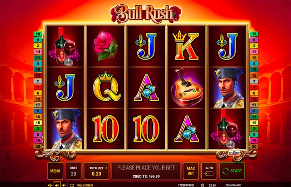 Bull Rush Pokies Paylines, Symbols, RTP & Free Play logo
