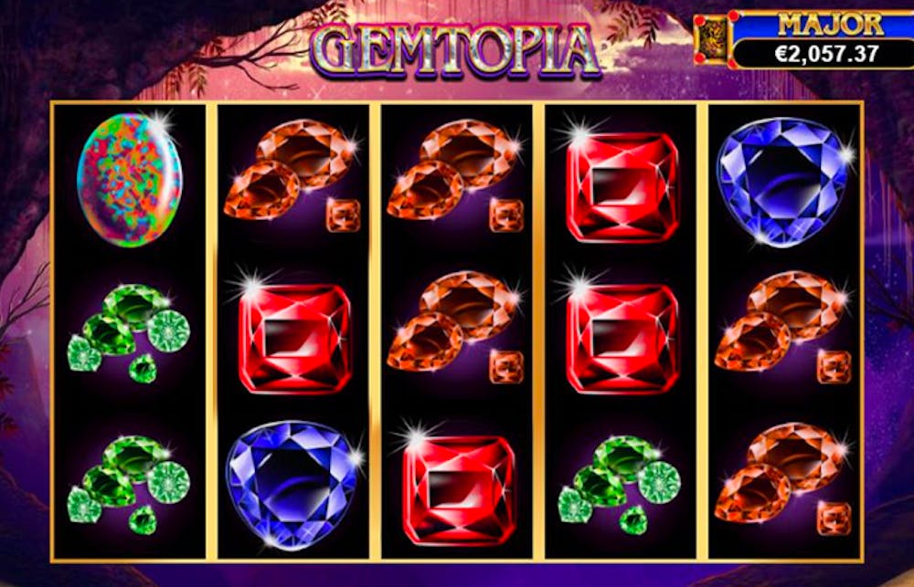 Gemtopia Slot: Paylines, Symbols, RTP & Free Play logo