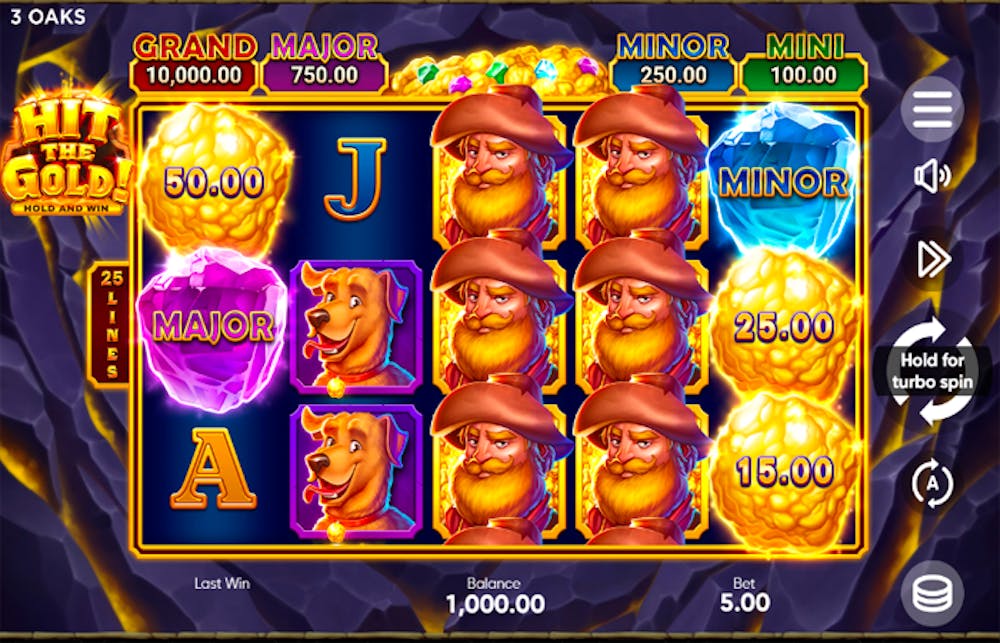 Hit The Gold Slot: Paylines, Symbols, RTP & Free Play logo