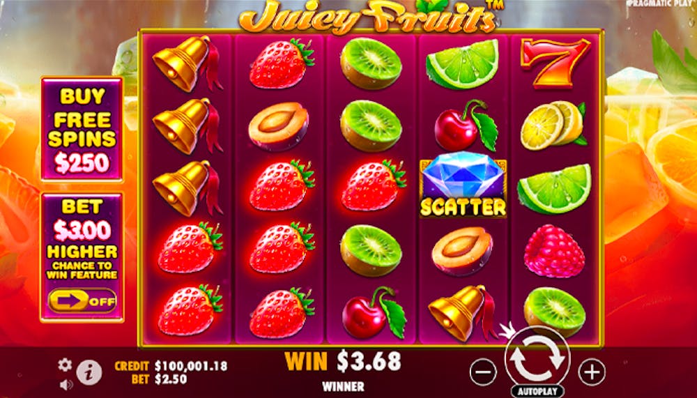 Juicy Fruits Slot: RTP, Paylines, Features &#038; Demo Play logo