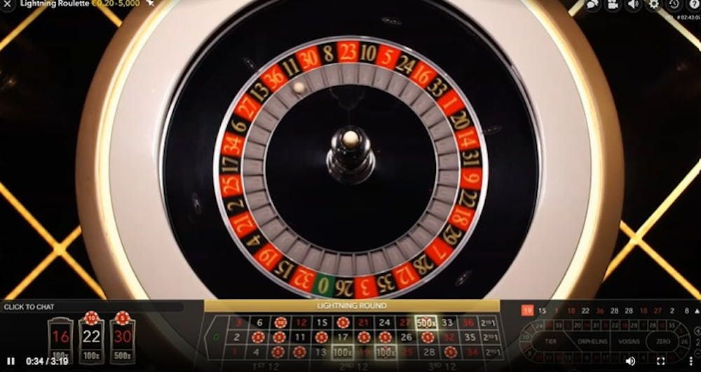 lightning roulette wheel