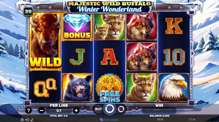 Spinomenal Unveils Majestic Wild Buffalo Winter Wonderland Slot