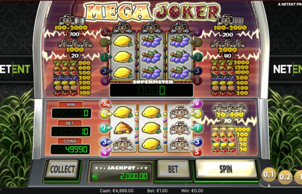 Mega Joker Slot: Paylines, Symbols, RTP & Free Play logo