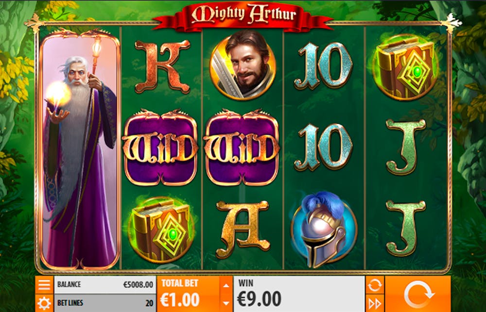 Mighty Arthur Slot: Paylines, Symbols, RTP & Free Play logo