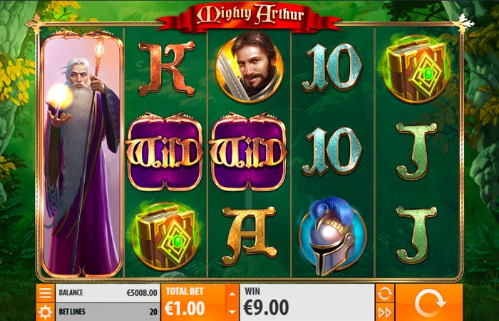 mighty arthur slot