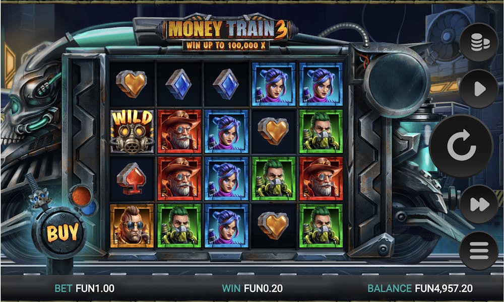 Money Train 3 Slot: Paylines, Symbols, RTP & Free Play logo