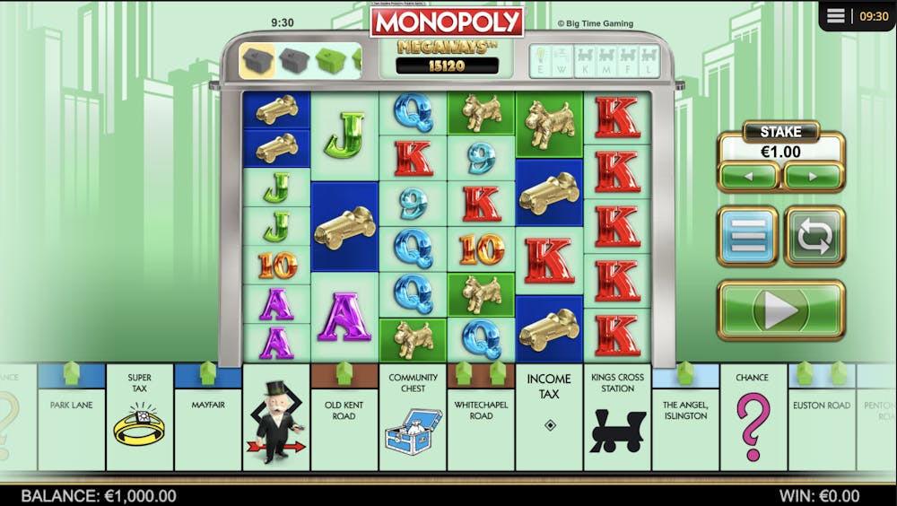Monopoly Megaways: Paylines, Symbols, RTP & Free Play logo