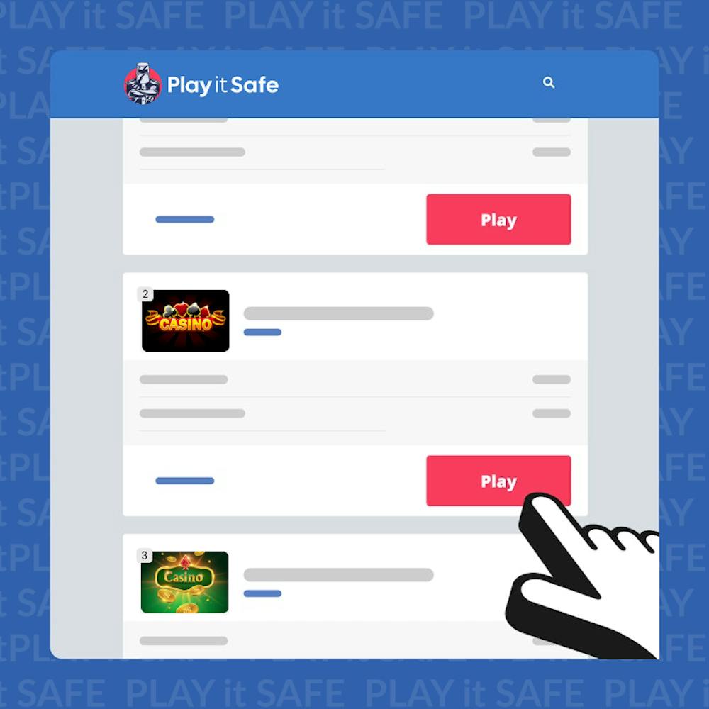 Browse and choose a casino