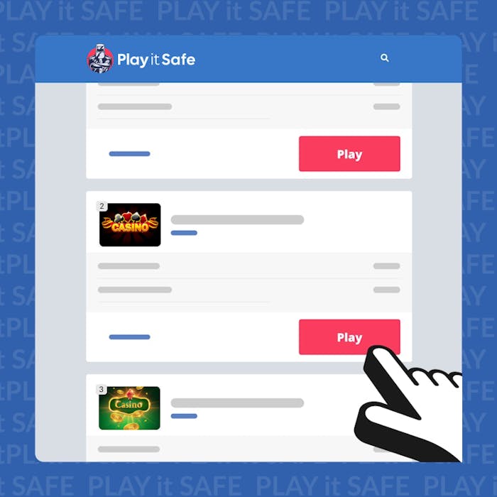 Browse and choose a casino