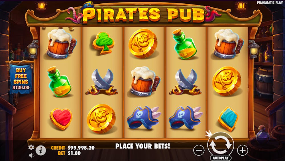 Pirates Pub – RTP, Paylines, Features & Free Play logo