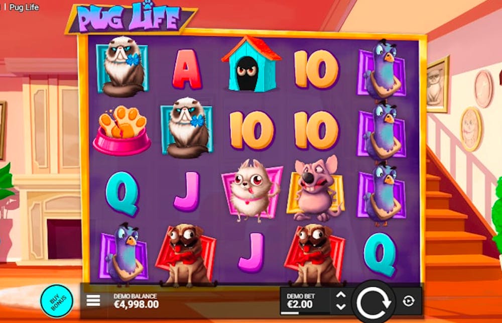 Pug Life Slot: Paylines, Symbols, RTP & Free Play logo