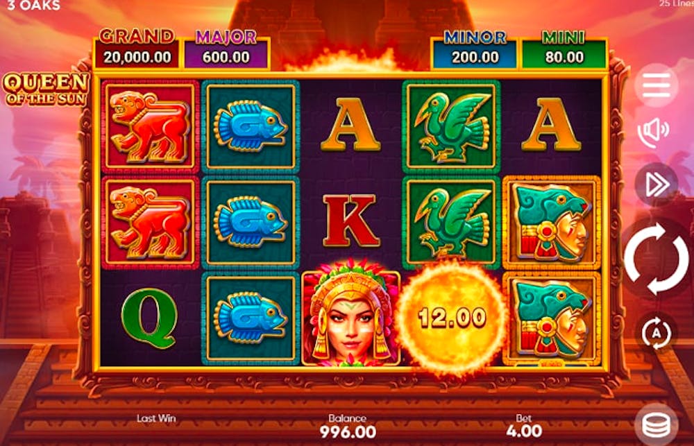 Queen of the Sun Slot: Paylines, Symbols, RTP & Free Play logo