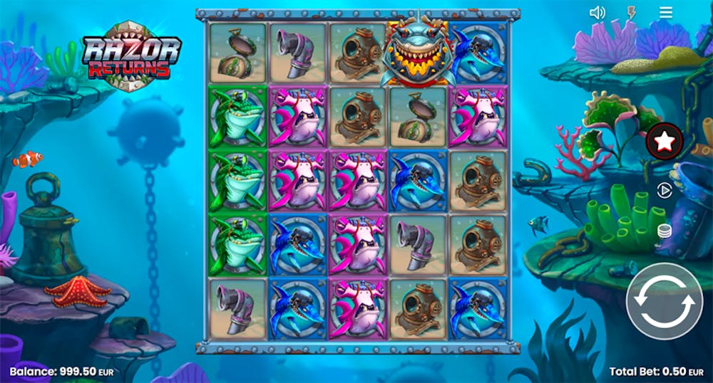 razor returns cascading reels