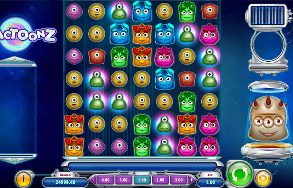 Reactoonz Slot: Paylines, Symbols, RTP & Free Play logo