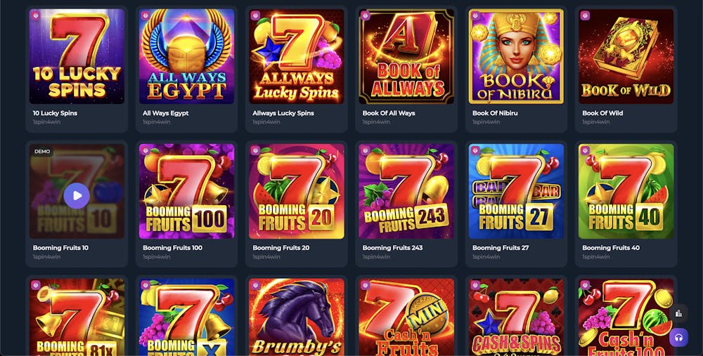 rebellion casino games