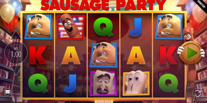 Sausage Party: RTP, Paylines, Features &#038; Free Play logo