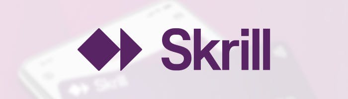 Official logo of Skrill - a popular e wallet at online casinos