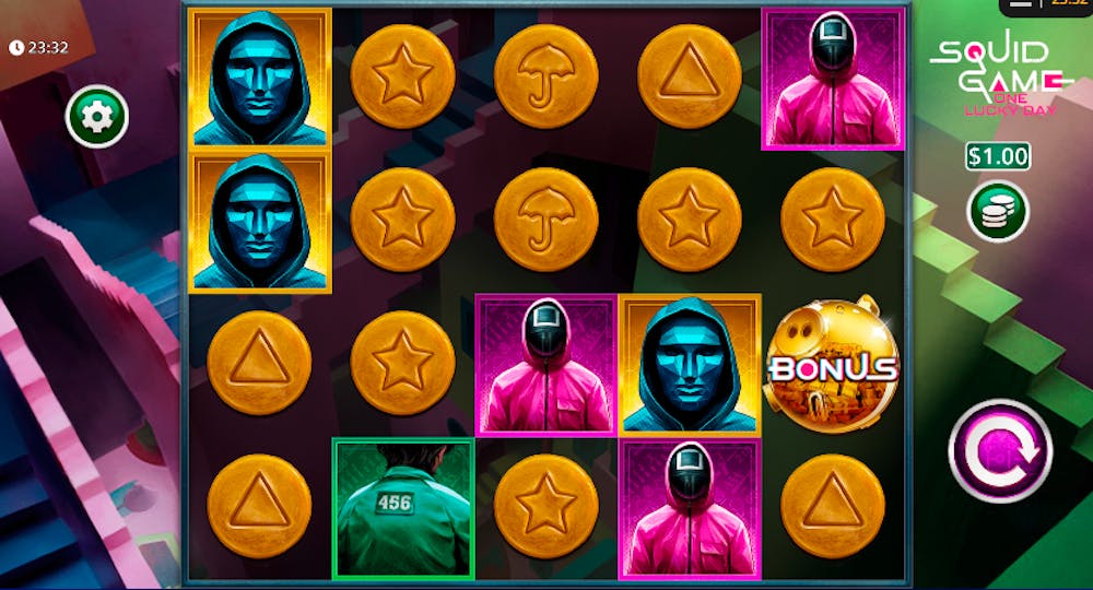 Squid Game: One Lucky Day Slot – RTP, Paylines, Features & Demo Play logo