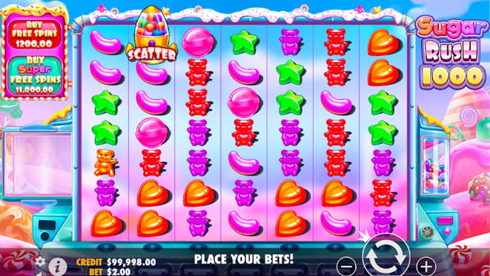 Sugar Rush 1000: RTP, Paylines, Features & Free Play logo