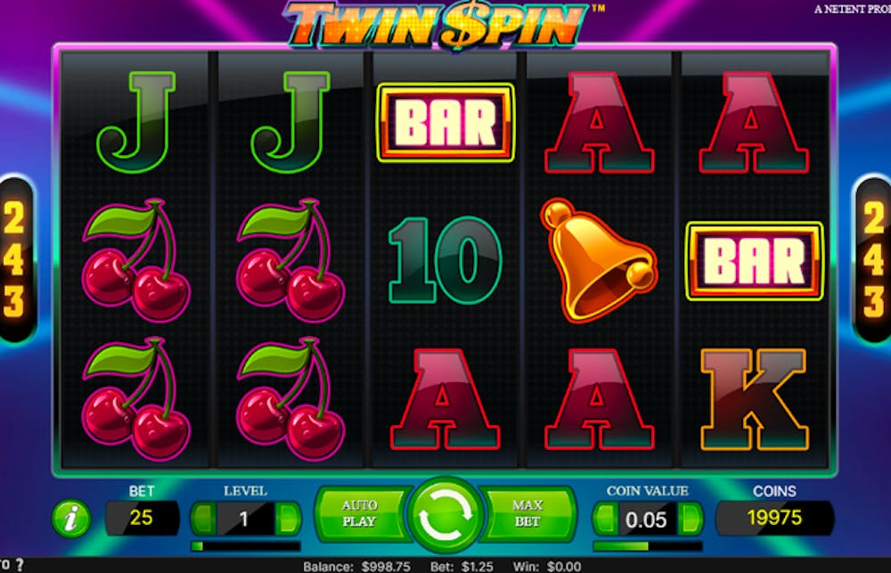 Twin Spin Slot: Paylines, Symbols, RTP & Free Play logo