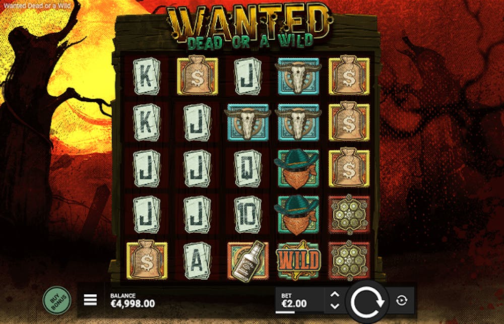 Wanted Dead or A Wild: Paylines, Symbols, RTP & Free Play logo
